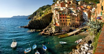 Le Cinque Terre Hike on the Italian Riviera Riomaggiore, one of the picturesque towns of the Cinque Terre