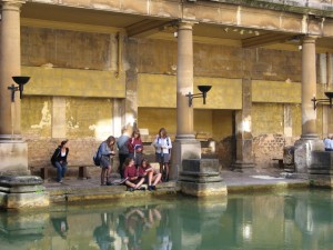 On a learning vacation at the Roman baths  in Bath, England Photo by Karen Misuraca