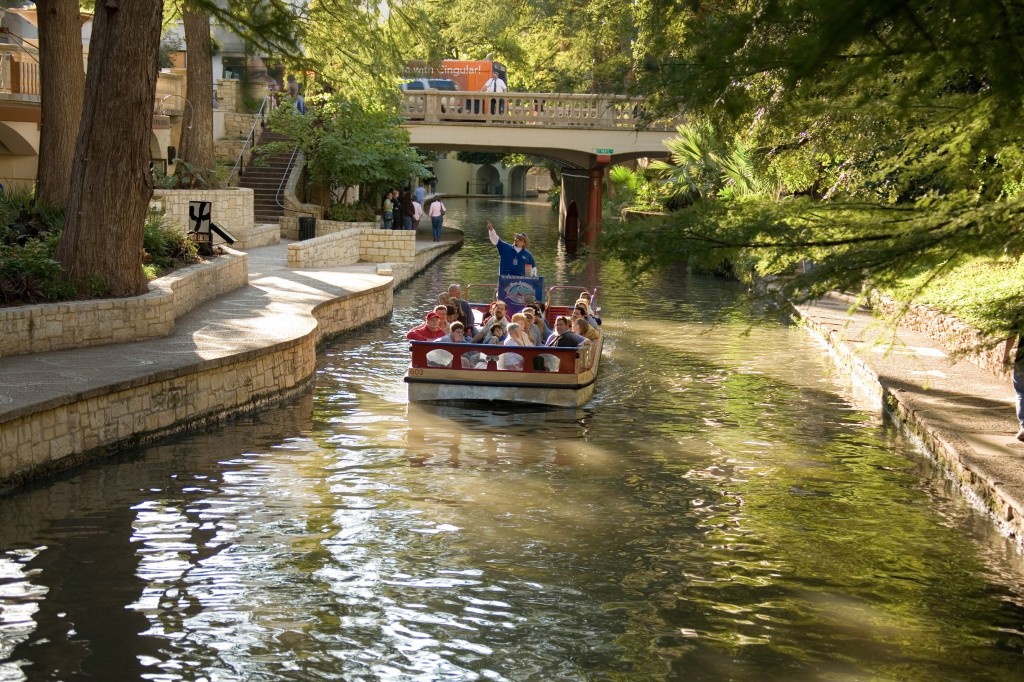 Boat ride on San Antonio's River Walk