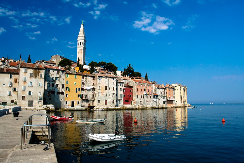 Resort city of Rovinj in Croatia