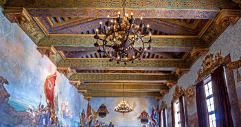 Spanish Heritage in Santa Barbara Mural Room of Santa Barbara County Courthouse