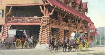 Yellowstone History Tours Old Faithful Inn at Yellowstone National Park