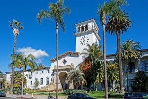 Spanish Colonial-style Santa Barbara Courthouse