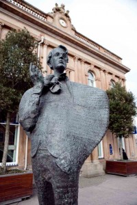 In Sligo, statue of WB Yeats