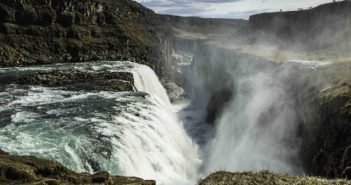 Iceland: Vikings! and Democracy Gulfoss Rift waterfall, Iceland