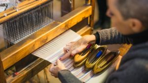 Weavers in Perugia on Insight Vacations tour