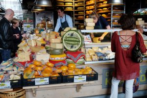 Cheese market in Rotterdam