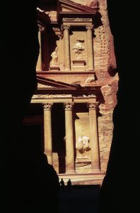 Al-Khazneh, the Treasury, in Petra, Jordan