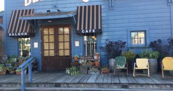 California Wine Country Villages In the tiny California Wine Country Village of Upper Lake, locals and adventurous visitors hang out at the Blue Wing Saloon and Cafe.